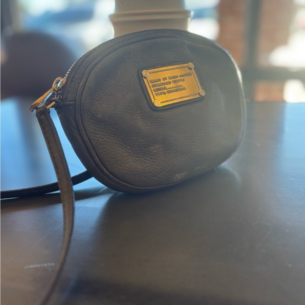 Marc by Marc Jacobs Dark Green Leather Crossbody Bag Mini